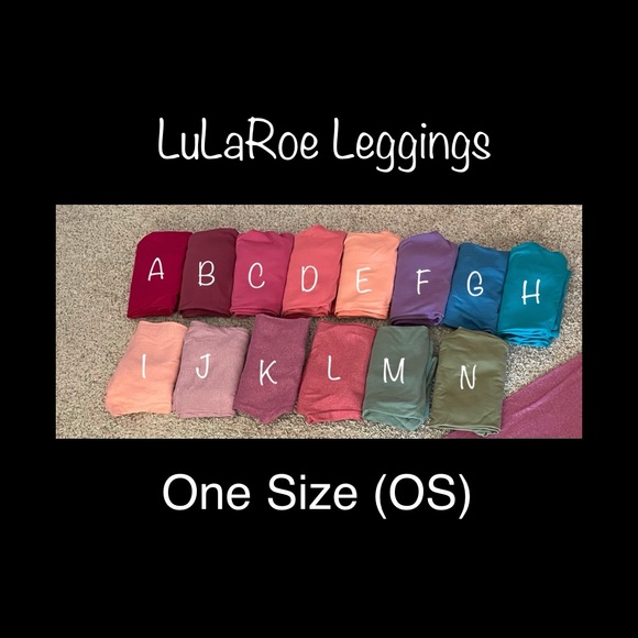 NEW LuLaRoe Leggings - Solid & Heathered Solid - Multi Colors - You Pick! - Picture 1 of 6